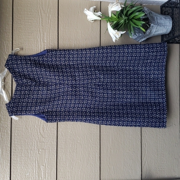 Jessica London Metallic Tweed Shift Dress 16W - Picture 9 of 10